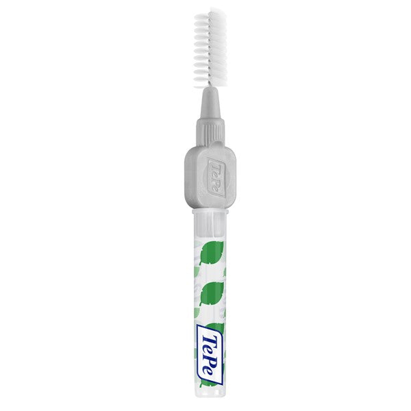 TePe Interdental Brush - Original Gray 1.3 Mm  ISO 7  8 PCs - Efficient Plaque Removal For Narrow Gaps Pack With 4 8 Pieces 4 Pack